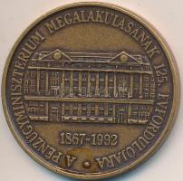 1992. "Gróf Lónyay Menyhért pénzügyminiszter / A Pénzügyminisztérium  megalakulásának 125. évfo...
