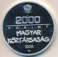 1998. 2000Ft Ag "UNICEF-A világ gyermekei" T:PP