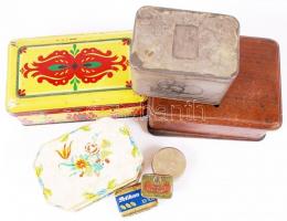 6db, különféle, főleg háború előtti doboz / 
Various vintage boxes, mainly from before 1945
