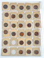 NSZK 1948-1984. 1pf-50pf (464xklf) kezdetektől, verdejel szerint albumba rendezve! T:vegyes
GFR 1948...