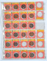 NSZK 1948-1984. 1pf-50pf (464xklf) kezdetektől, verdejel szerint albumba rendezve! T:vegyes
GFR 1948...