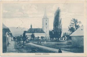 Héthárs, Lipany; church, automobile (fa)