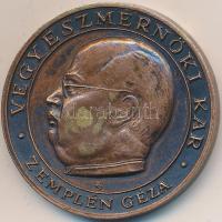 Konyorcsik János (1926-) 1982. "Budapesti Műszaki Egyetem / Zemplén Géza - Vegyészmérnöki Kar" Br emlékérem (40mm) T:2