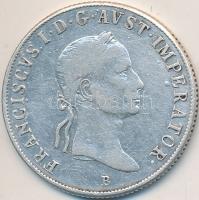 1833B 20Kr Ag "I. Ferenc" T:2-