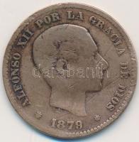 Spanyolország 1879. 5c "XII. Alfonzó" T:3 
Spain 1879. 5 Centimos "Alfonzo XII" ...