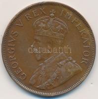 Dél-Afrika 1934. 1p Br "V. György" T:2
South Africa 1934. 1 Penny Br "George V" ...