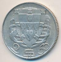 Portugália 1932. 2 1/2Esc Ag T:2 Portugália 1932. 2 1/2 Escudos Ag C:XF