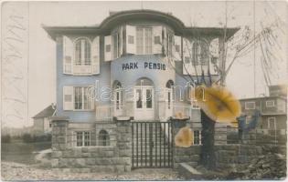 Balatonfüred, Park Pensio photo - 5 db régi képeslap /  5 old postcards