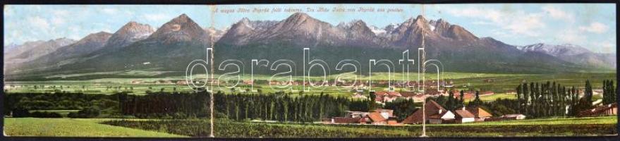 Tátra, kiadja Cattarino S. utóda Földes Samu panoramacard (EK)