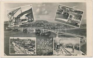 1947 Budapest, Margit híd újjáépítésének emlékére