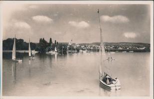 Keszthely, Balaton part, vitorlás hajó