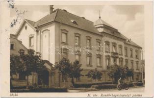 Makó, Magyar királyi Rendőrkapitányság palota