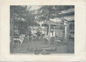 Szentendre, Ősbudavára vendéglő, kert, Szerb utca 5. (EB)