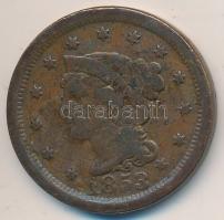 Amerikai Egyesült Államok 1853. 1c T:3
USA 1853. 1 Cent C:F