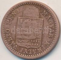 1891KB 1kr "Fiumei címer" T:2-