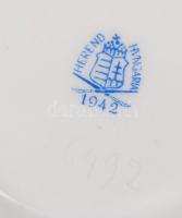 Herendi oroszlán karmos kaspó, kézzel festett, hibátlan, kopott aranyozás, jelzett (1942), ritka, m:...