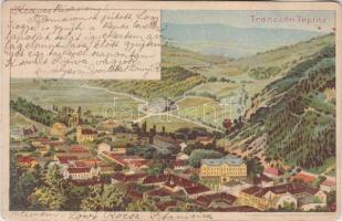 1899 Trencsénteplic 'Kosmos' litho (EB)