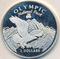 Cook-szigetek 1996. 2$ Ag "Olympic Nemzeti Park" T:PP Cook Islands 1996. 2 Dollars Ag "Olympic National Park" C:PP
