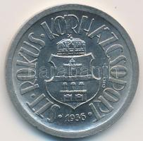 1936. "Szent Rókus Kórházcsoport" fém zseton (21mm) T:2