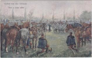 Prayer before the battle, B.K.W.I. 259-28.