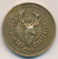 DN "Fehérszarvas Restaurant Eger" zseton (26mm) T:2