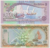 Maldív-szigetek 1998. 10R + 2000. 5R T:I
Maldives 1998. 10 Rufiyaa + 2000. 5 Rufiyaa C:UNC