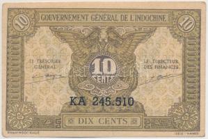 Francia Indokína 1942. 10c T:I- French Indo-China 1942. 10 Cents C:AU