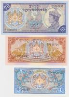 Bhután 1986. 1N + 5N + 10N T:I Bhutan 1986. 1 Ngultrum + 5 Ngultrum + 10 Ngultrum C:UNC