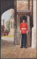 Windsor Castle, the sentry at the gate; J. Salmon Ltd. s: C. T. Howard