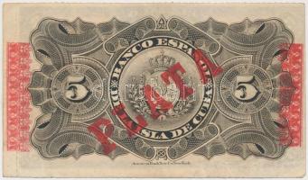 Kuba/spanyol adminisztráció 1896. 5P "Plata" felülbélyegzéssel T:restaurált
Cuba/Spanish a...
