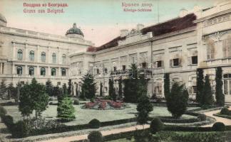 Belgrade, Königs-Schloss / castle (small tear)