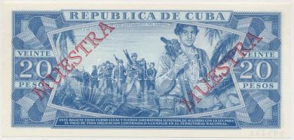 Kuba 1987. 20P "MUESTRA (MINTA)" felülbélyegzéssel T:I
Cuba 1987. 20 Pesos with "MUES...