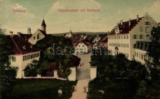 Tettnang, Kapellenplatz, Rathaus / square, town hall (fa)
