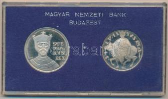 1972. 50Ft Ag + 100Ft Ag "I. István" pár T:PP Eredeti plasztiktokban!