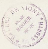 cca 1920-1930 Mozdulatművész a Ballet de Vigny társulatban, dr. Asbóth menedzselésében, pecséttel je...