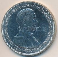 1930. 5P Ag "Horthy jobbra" Artex-veret, jelzés nélkül T:P Csak 2000db!