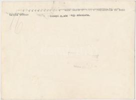 cca 1930 MFI: Pesterzsébet lelkészének megválasztása és beiktatása utáni ünnepi ebéd, feliratozva, 1...