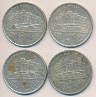 1993. 200Ft Ag "MNB" (4x) T:2,2-
Adamo F13