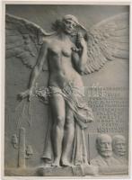 1931 A magyar távbeszélő szolgáltatás 50. éves fennállása alkalmából felavatott dombormű, 17x12 cm