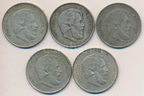 1947. 5Ft Ag "Kossuth" (5x) T:2-
Adamo F8.1
