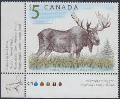 Állat ívsarki, Animals corner stamp