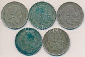 1947. 5Ft Ag "Kossuth" (5x) T:2-
Adamo F8.1