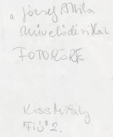 cca 1960-1970 Kiss Mihály: Fiú, feliratozott vintage szociofotó, 24x16 cm