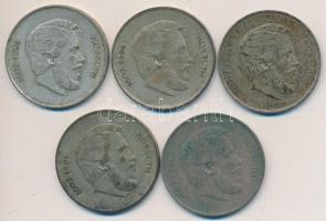 1947. 5Ft Ag "Kossuth" (5x) T:2-
Adamo F8.1