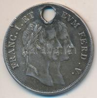 Habsburg Birodalom / Pozsony 1830. szeptember 28. Koronázási zseton Ag "I.Ferenc - V.Ferdinánd&...