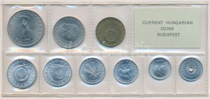 1980. 2f-10Ft 9db klf érmés forgalmi sor fóliatokban T:1