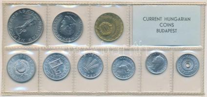 1974. 2f-10Ft 9db klf érmés forgalmi sor fóliatokban T:1