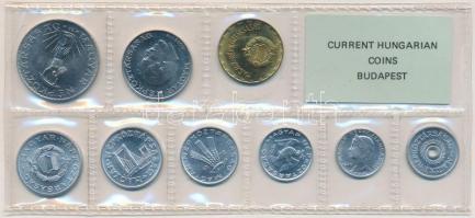 1978. 2f-10Ft 9db klf érmés forgalmi sor fóliatokban T:1