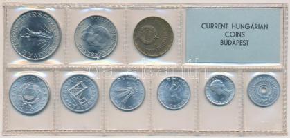 1975. 2f-10Ft 9db klf érmés forgalmi sor fóliatokban T:1