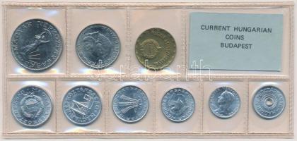 1979. 2f-10Ft 9db klf érmés forgalmi sor fóliatokban T:1